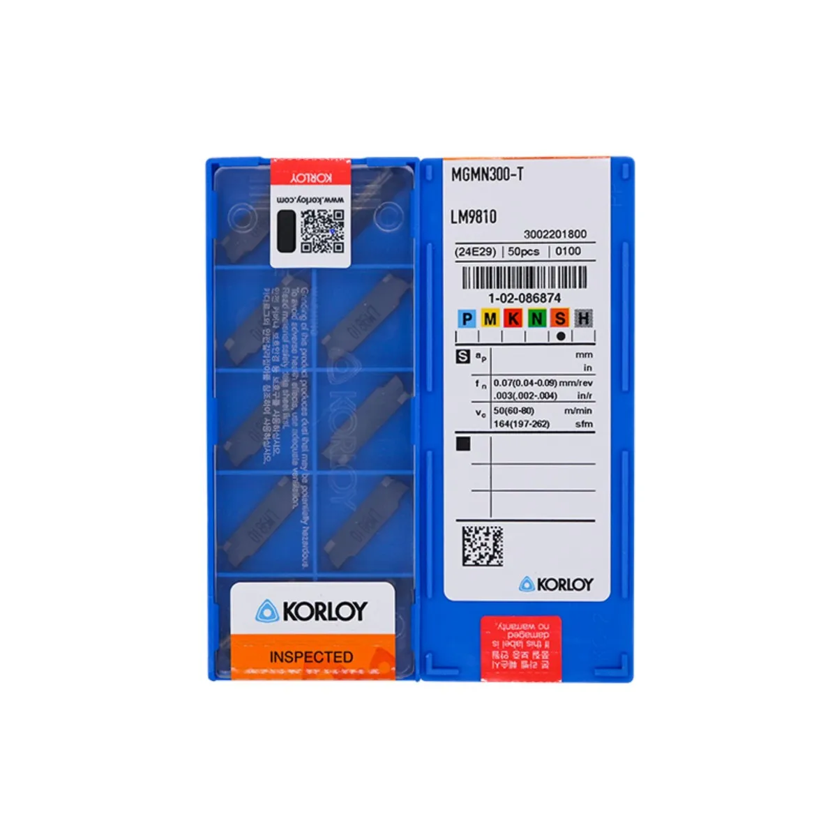 10 szt. Oryginalne płytki MGMN MGMN150 200 250 300 400 500 600 -G T M LM9810 do frezowania rowkowego