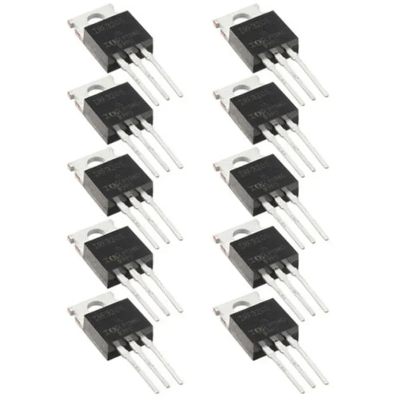 10x IRF3205 55V/110A IRF3205PBF Transistor Mosfet di potenza a commutazione rapida/Canale N T0220 LW TAGLIA 1.1X0.15X0.19 pollici