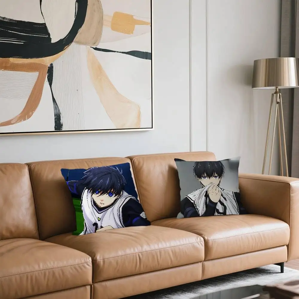 

Isagi Y-yoichi персонализированная подушка пылезащитный чехол для спальни, детская вечеринка, украшение, наволочка, подарок на день рождения для детей