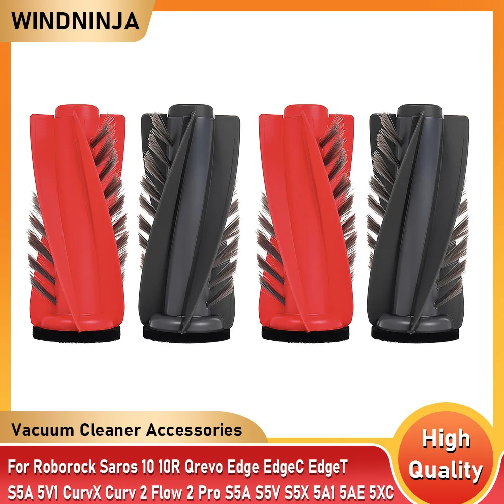 Cepillo Principal para Roborock Saros 10 10R Qrevo Edge EdgeC EdgeT S5A 5V1 CurvX Curv 2 Flow 2 Pro S5A S5V S5X 5A1 5AE 5XC, Pieza de Repuesto para Aspiradora