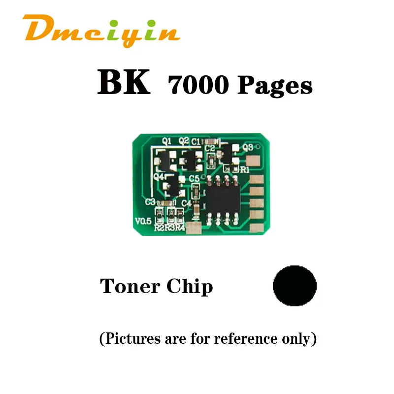 Für OKIC822 EUR/RUSSLAND Version 7K/7,3 K Seiten Toner Chip BK C M Y Farbe