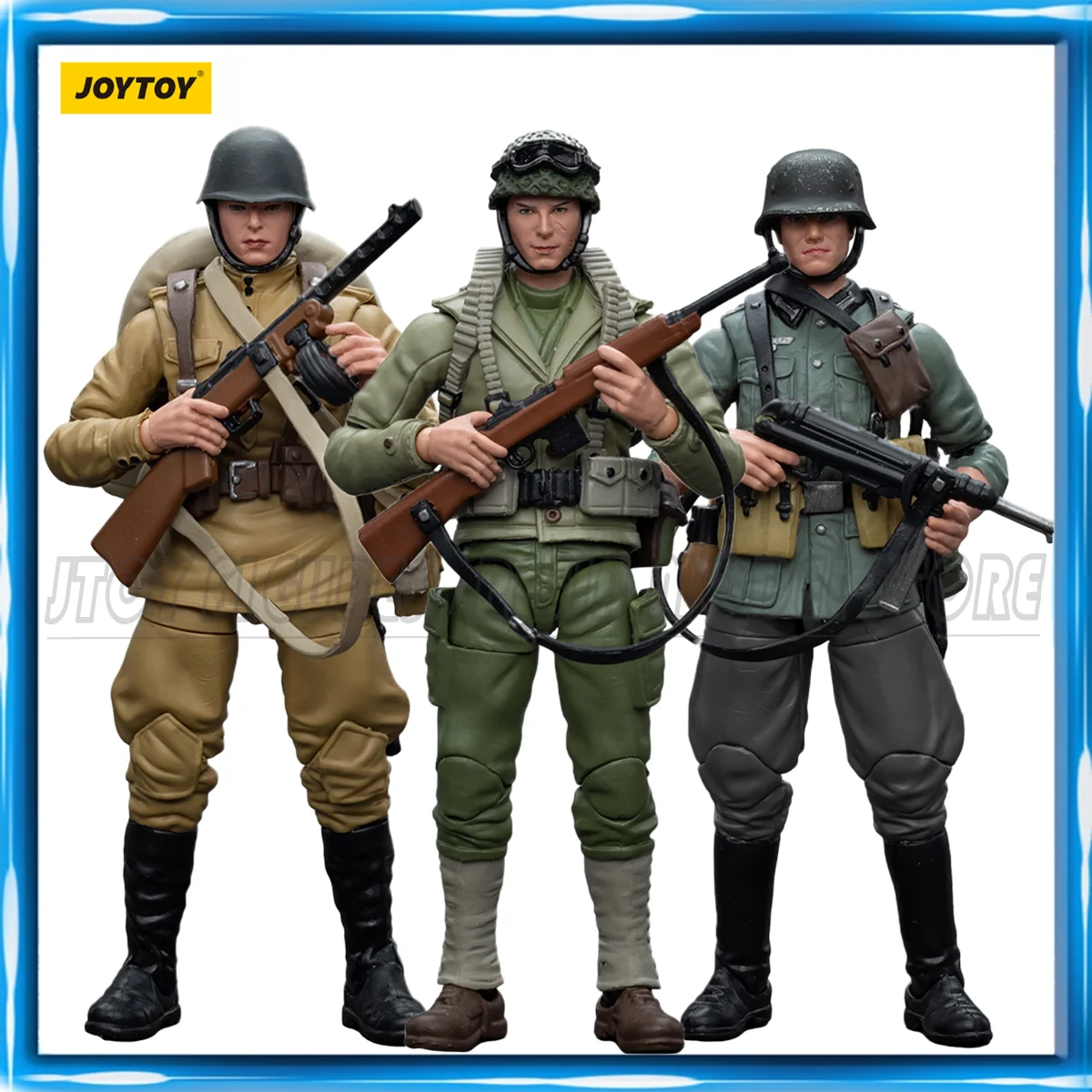 [IN STOCK] JOYTOY 1/18 Action Figure WWII Army Military Anime figures Toys Model