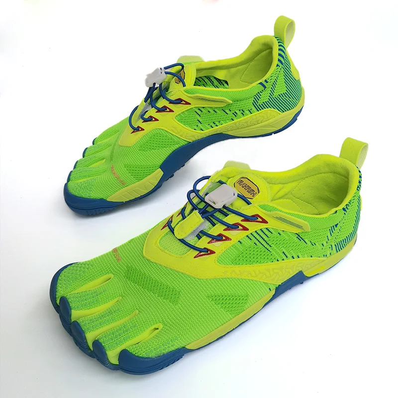 FiveFingers-Zapatillas deportivas informales para hombre, zapatos de seguridad para caminar, calzado de escalada, suela gruesa, malla, agua, inventario de limpieza