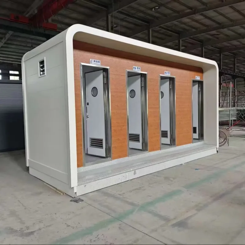 Customized High-End Eco-Friendly Modern Outdoor Prefabricated Steel Structure Portable Bathroom Toilets Thermal Insulation Floor