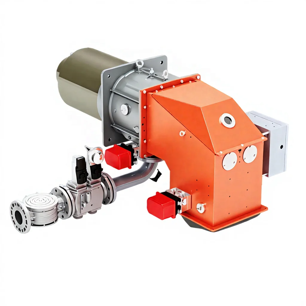 

Efficient High Pressure Automatic Industrial Gas Burner With Hot Water And Steam Boiler Low Emission Energy Saving