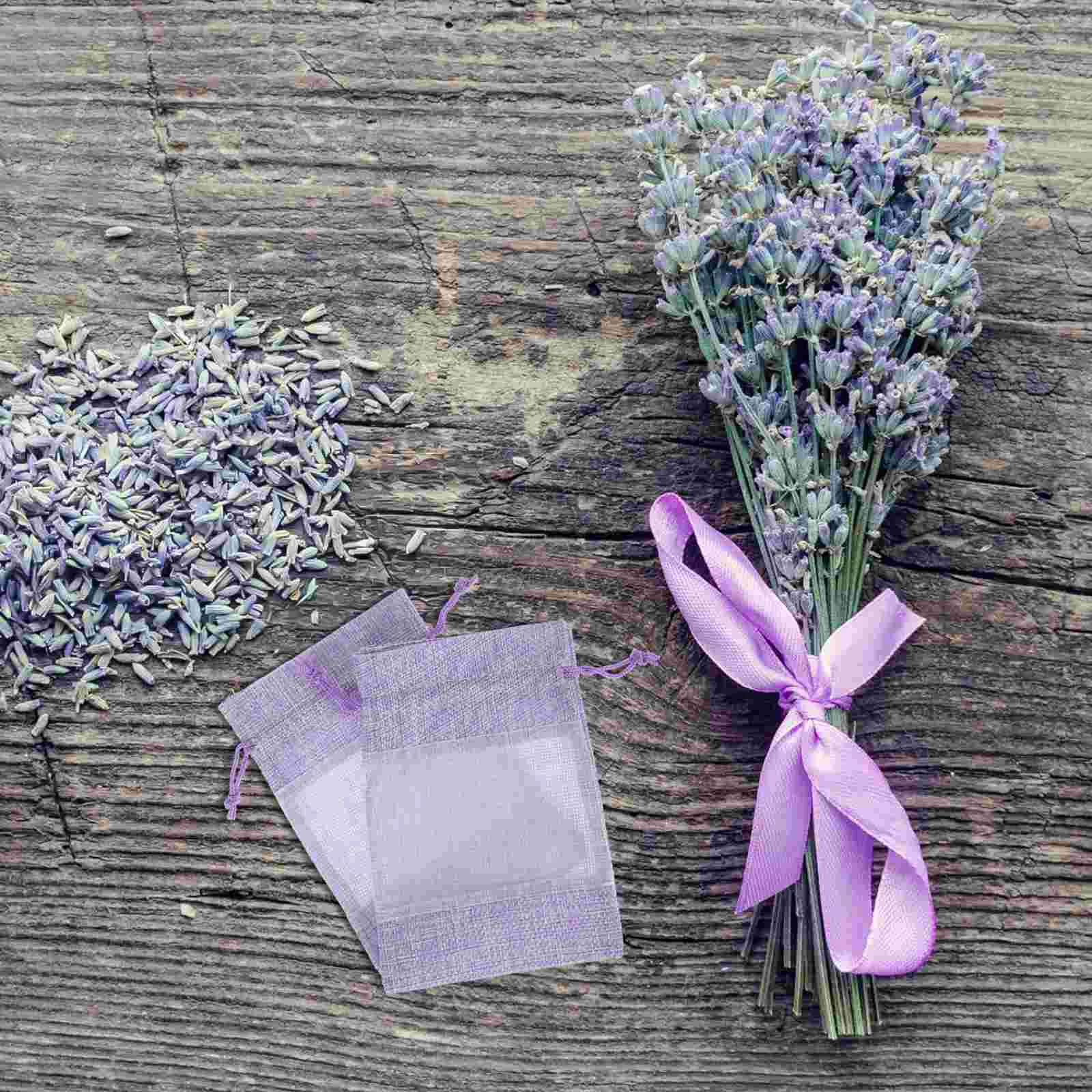 10 Pcs Lavender Sachet Bag Bags Empty Perfume Sachets Fragrance Scented Drawer Liners for Dresser Stitching