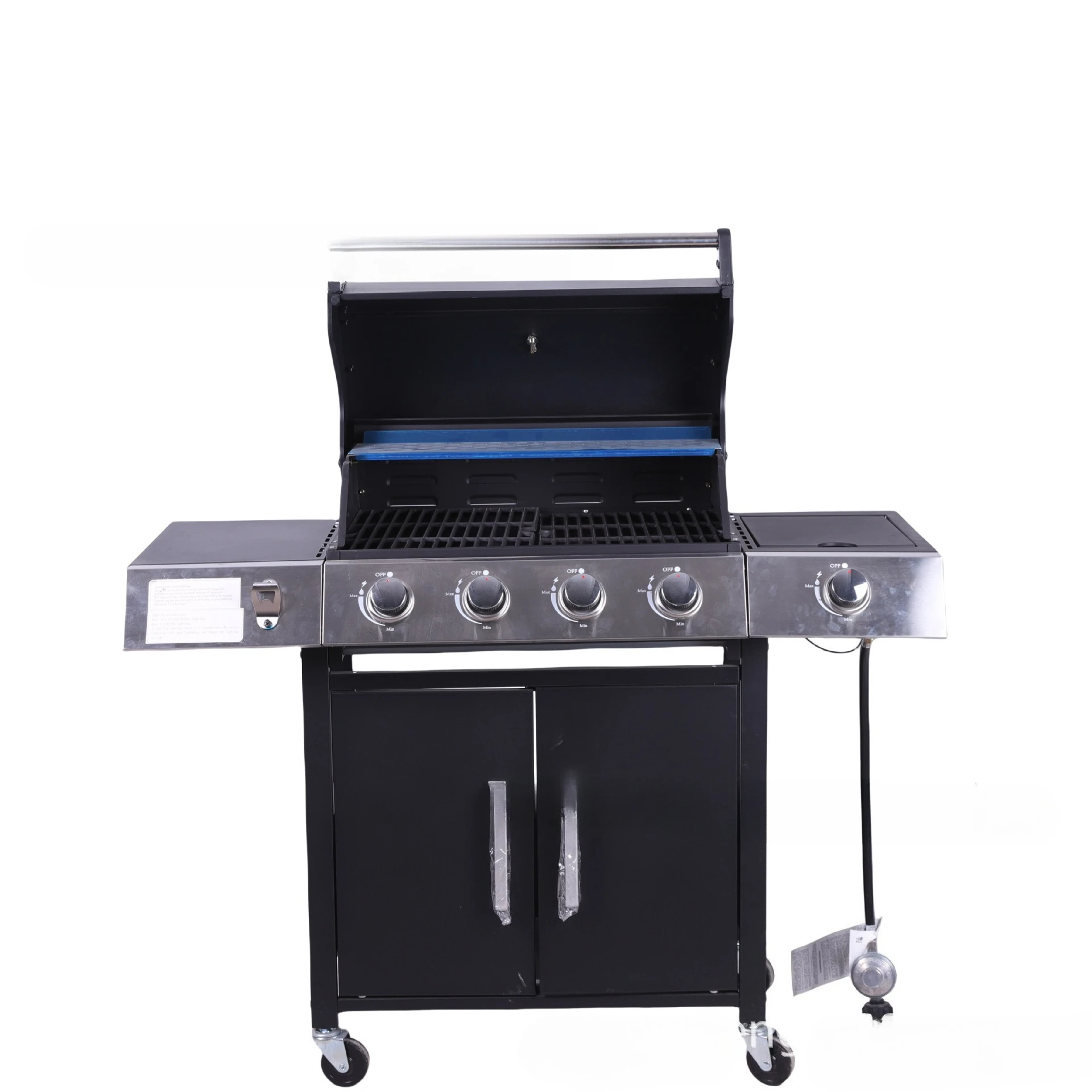 Steam stove Metal barbecue grill Camping Multifunctional barbecue grill Outdoor portable American stew grill