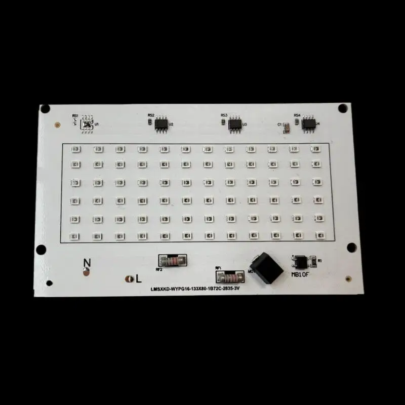 UVA 395nm UV LED Light Panel High Voltage Driverless 220V Linear LED Light Source Board For UV Curing Adhesive