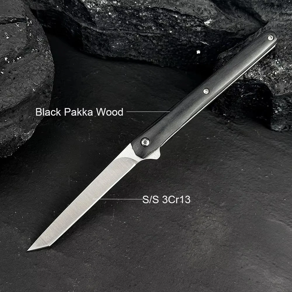 Neues Design Exquisites Messer 7Cr13Mov Klinge Verstärkter Nylongriff Outdoor Klappmesser Taschenmesser Überlebenswerkzeug