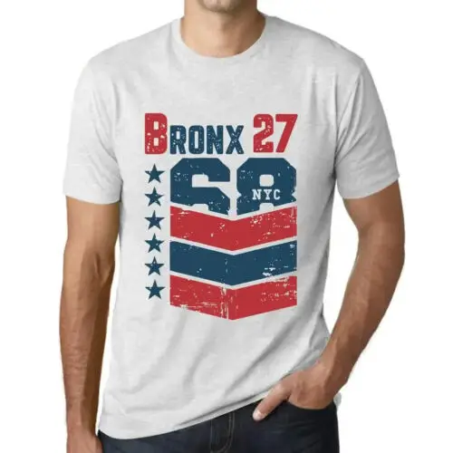 Heren Grafisch T-Shirt Bronx 27 Cadeau voor 27ste Verjaardag 27ste Jubileum