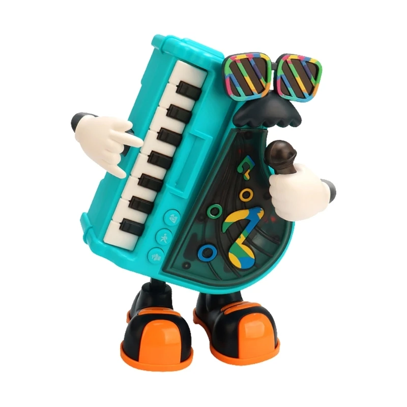 Musical Dancing Electronic Piano Toy for Kids Toddler Light Up Singing Toy Electric Toy Piano Music Light