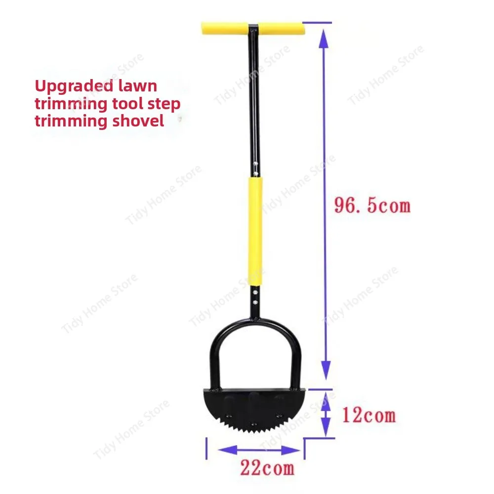Half Moon Edger Garden Grass Manual Trimming Shovel Lawn Mowing Weeding Tools Serrated Edger Lawn Tools Landscaping Edging Tools