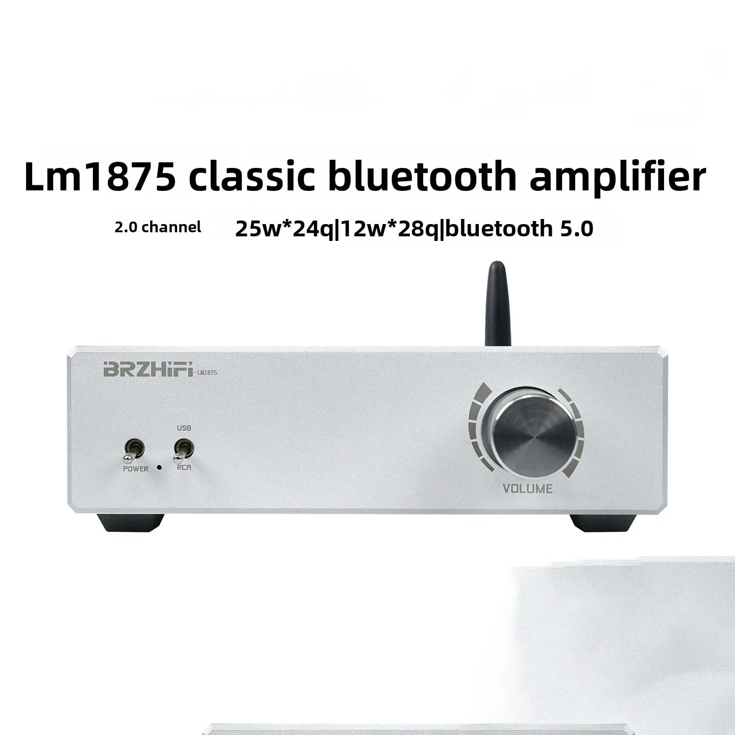 CHN 2027 new BRZHIFI LM3886 handed down classic LM1875 home high-fidelity power amplifier Bluetooth 5.0