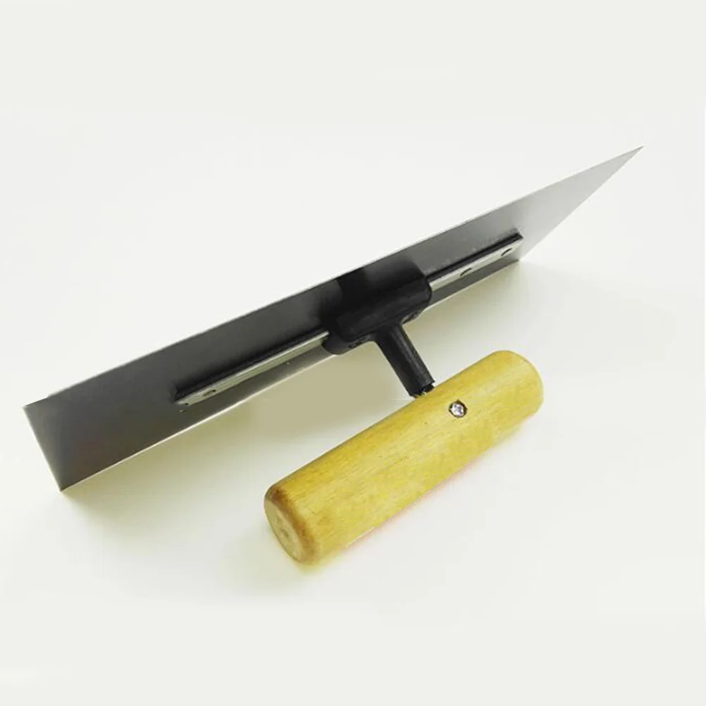 

Design Iron Trowel Wooden Handle Manganese Steel Trowel Super Finishing Smooth Plaster Surface Durable Mason Bricklayer