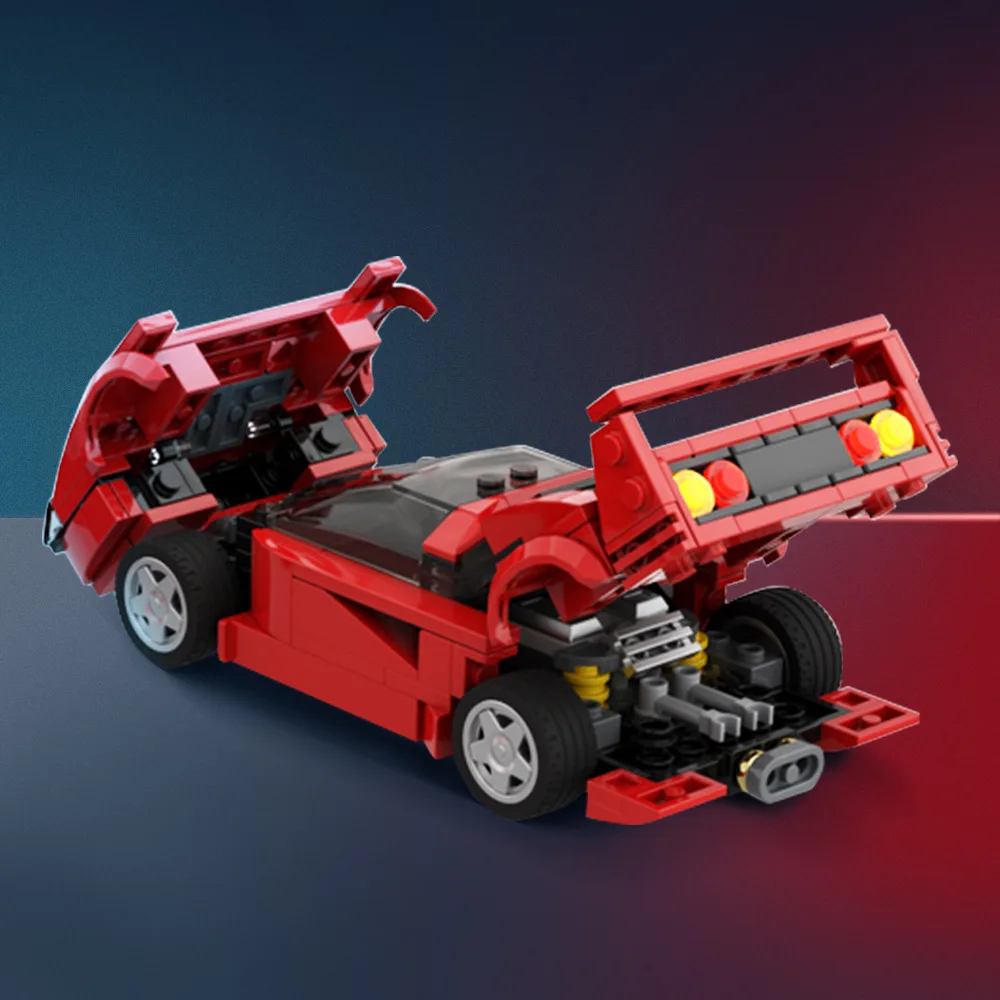 

MOC ‌Speedster Racing Car 300PCS Building Blocks Toy STEM Holiday Gift Kids Boys Girls Creative Model Construction DIY Set