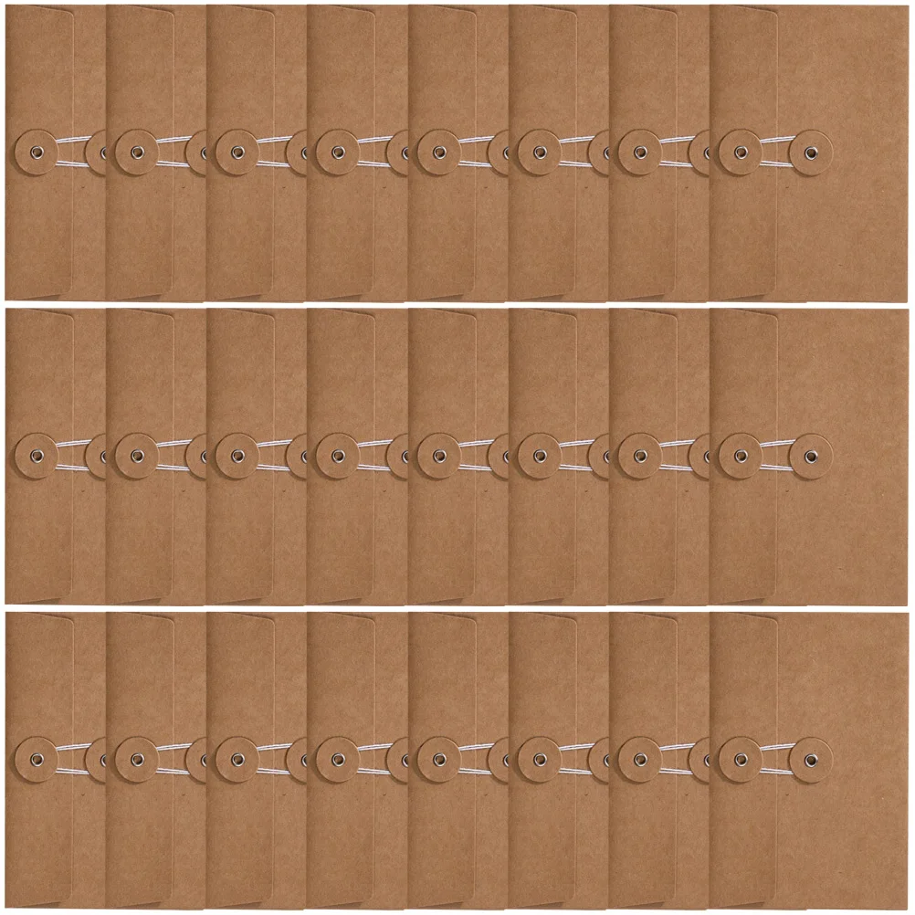 30 Stück Vintage-Kraftumschläge, multifunktionale Dateiaufbewahrung für Briefe, Dokumente, Einladungen, Karten, Hochzeit, Party, Schreibwaren