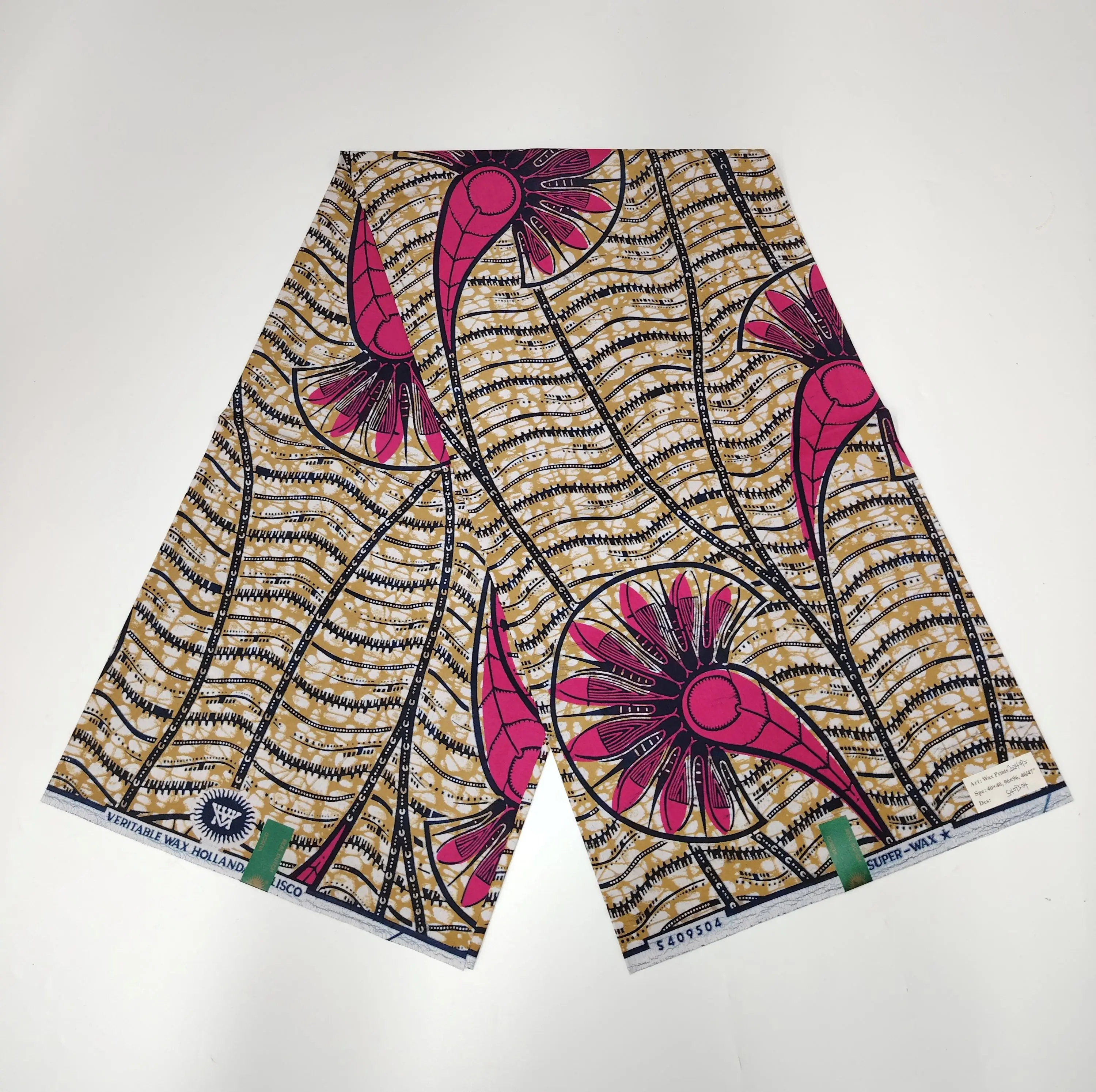 

Новая супер хорошая африканская Анкара, настоящая восковая ткань, хлопковый материал батик, 6 ярдов, ткань из Ганы, воск Kente, мягкий батик для шитья