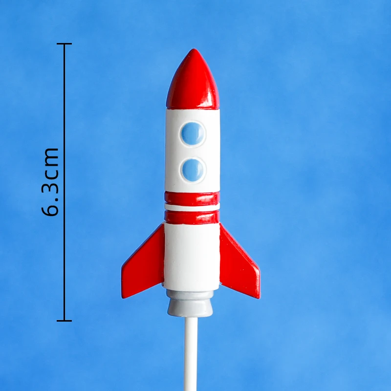 Astronauten-Kuchenaufsatz Rakete Jungen Raumschiff Planet Party Desserts Cupcake-Topper Kinder 1. Geburtstag Party Baby-Shower Dekoration – Detail 7
