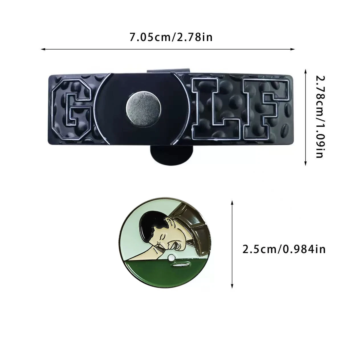 مشبك قبعة كرة جولف مغناطيسي جديد لعام 2025 |   إكسسوارات الجولف وهدية مثالية للاعبي الغولف