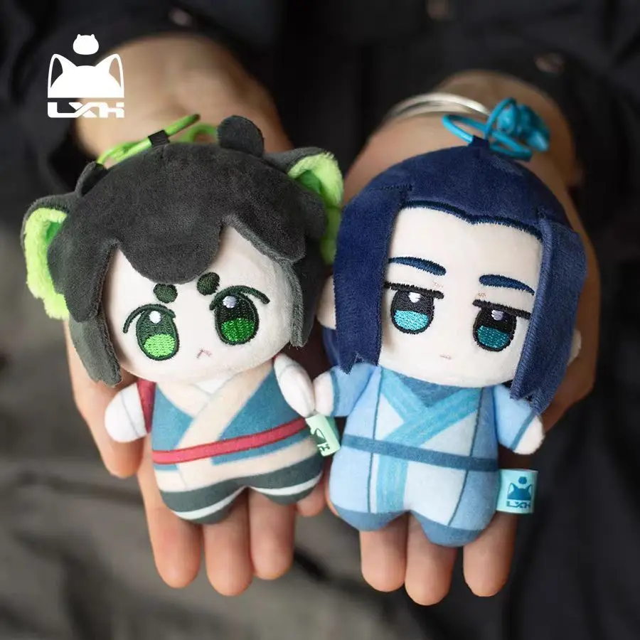 

Stuffed 10cm Novel The Legend of Luo Xiaohei Wuxian Plush Doll - Cute Friend Meeting Gift Backpack Pendant Keychain