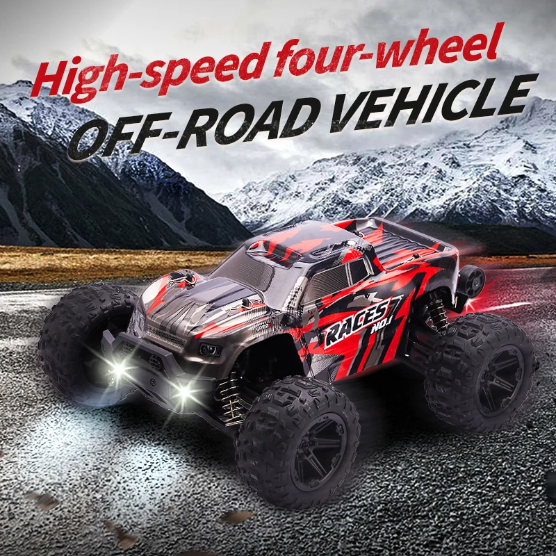 1/14 RC Car 4WD 55 km/h High-speed Remote-controlled Collision-Resistant Off-Road Vehicle Drive Drift Racing Toy Boy Christmas