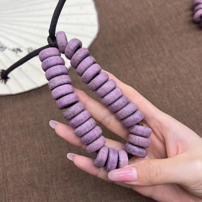 

Новый цинковый саппан, фиолетовый пончик, аксессуары, браслет ручной работы, ожерелье, буддийские бусины