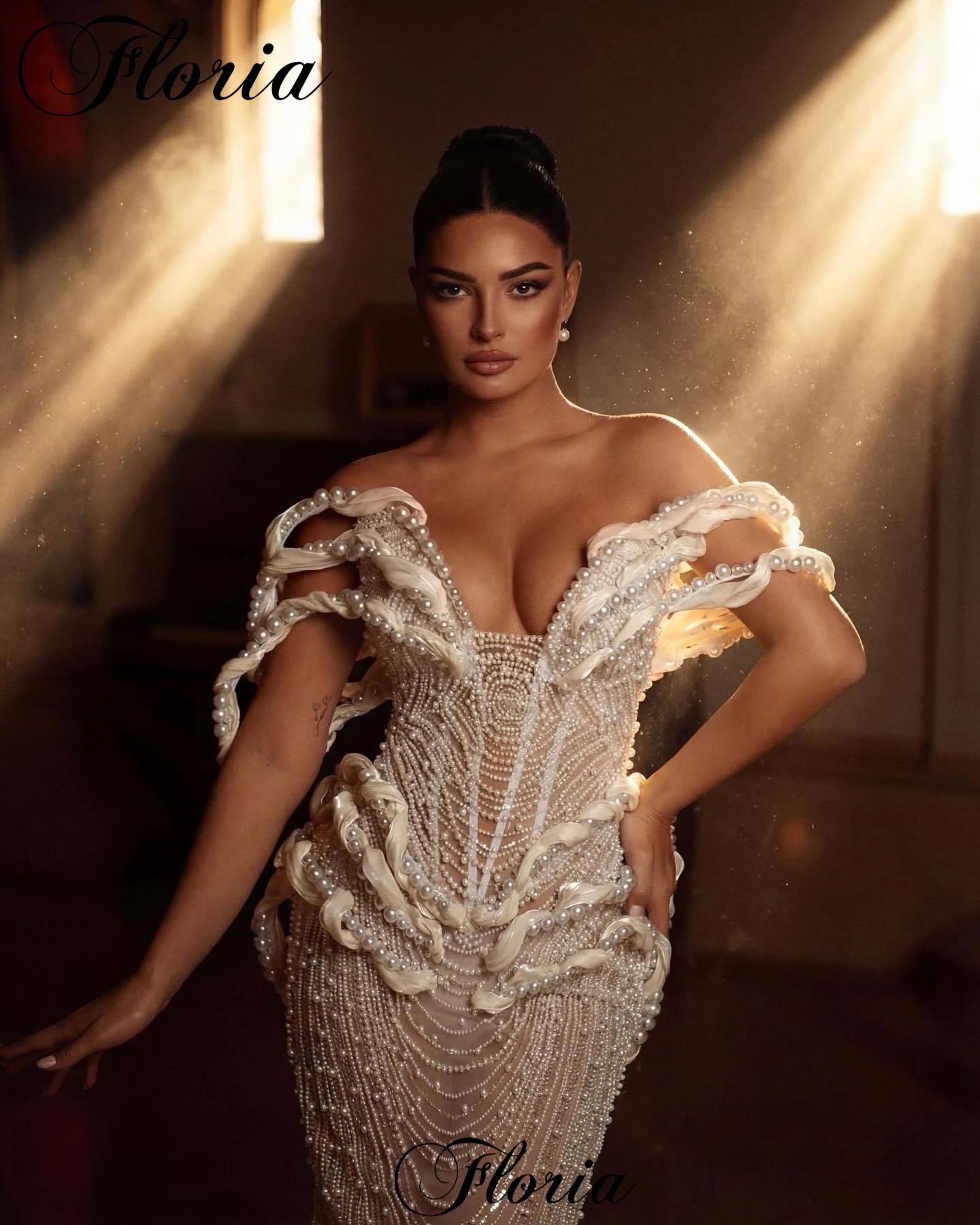 Haute Coutures Heavy Handmade Evening Dresses Mermaid Sexy Celebrity Dresses Prom Dresses Vestidos De Fiesta Customized 2026