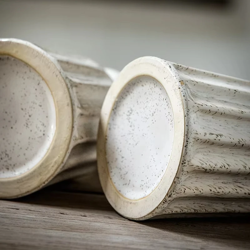 مزهريات سيراميك عتيقة على الطراز الأمريكي لغرفة المعيشة وغرفة النوم ترتيبات زهور زينة زهور مجففة