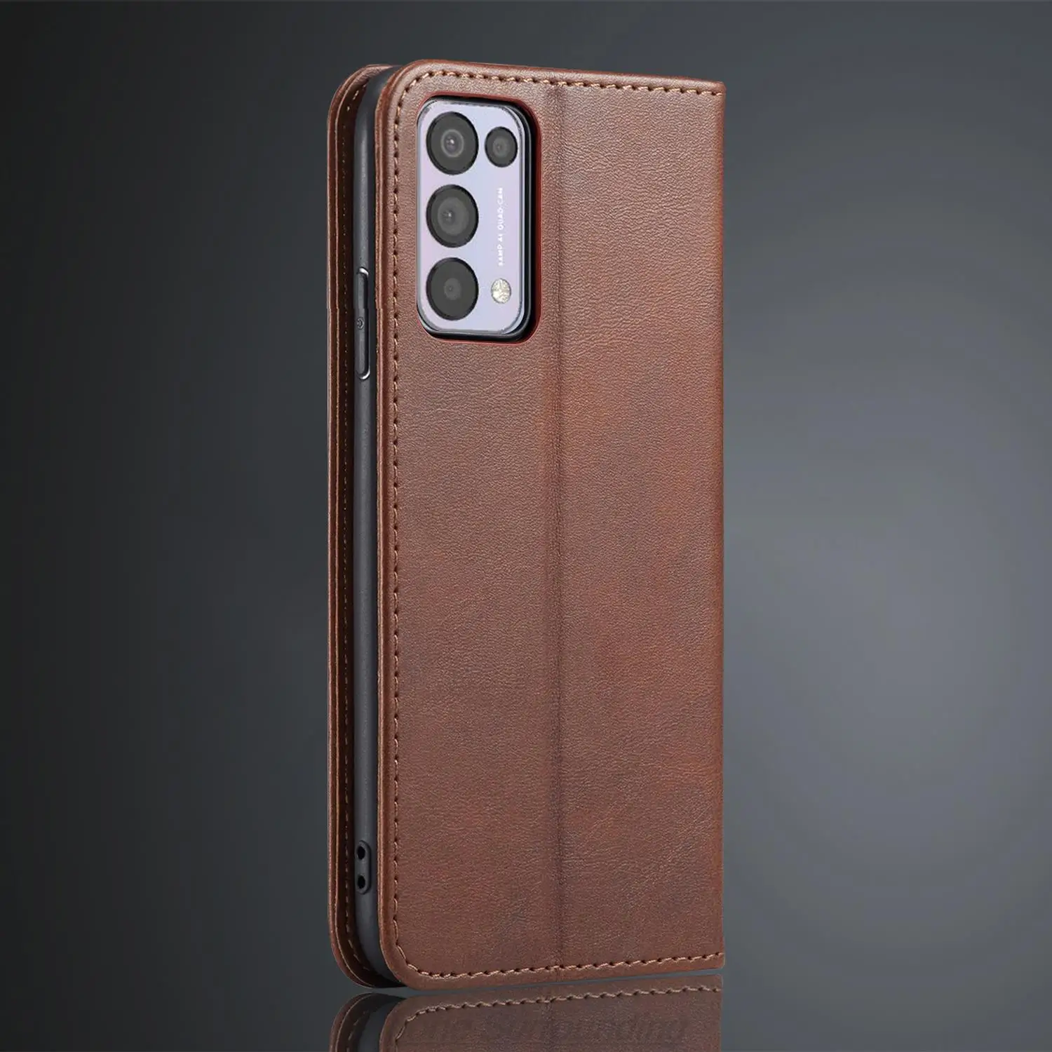 Leather Case for OPPO Find X3 lite Flip Case Card Holder Holster Magnetic Attraction Cover Case Wallet Case Fundas Coque