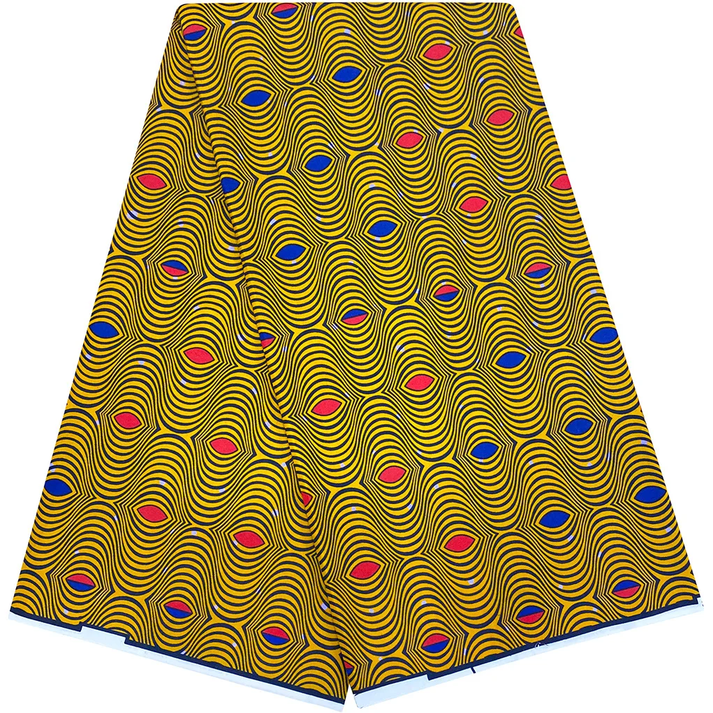 

Африканский этнический принт Анкара, голландский восковой текстиль, 100% полиэстер, оптовая ткань для одежды