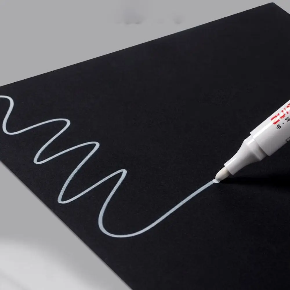 

3pcs Waterproof White Permanent Paint Pen Smooth Writing Quick Drying White Marker Pens Wear Resistant Not Easy To Fade