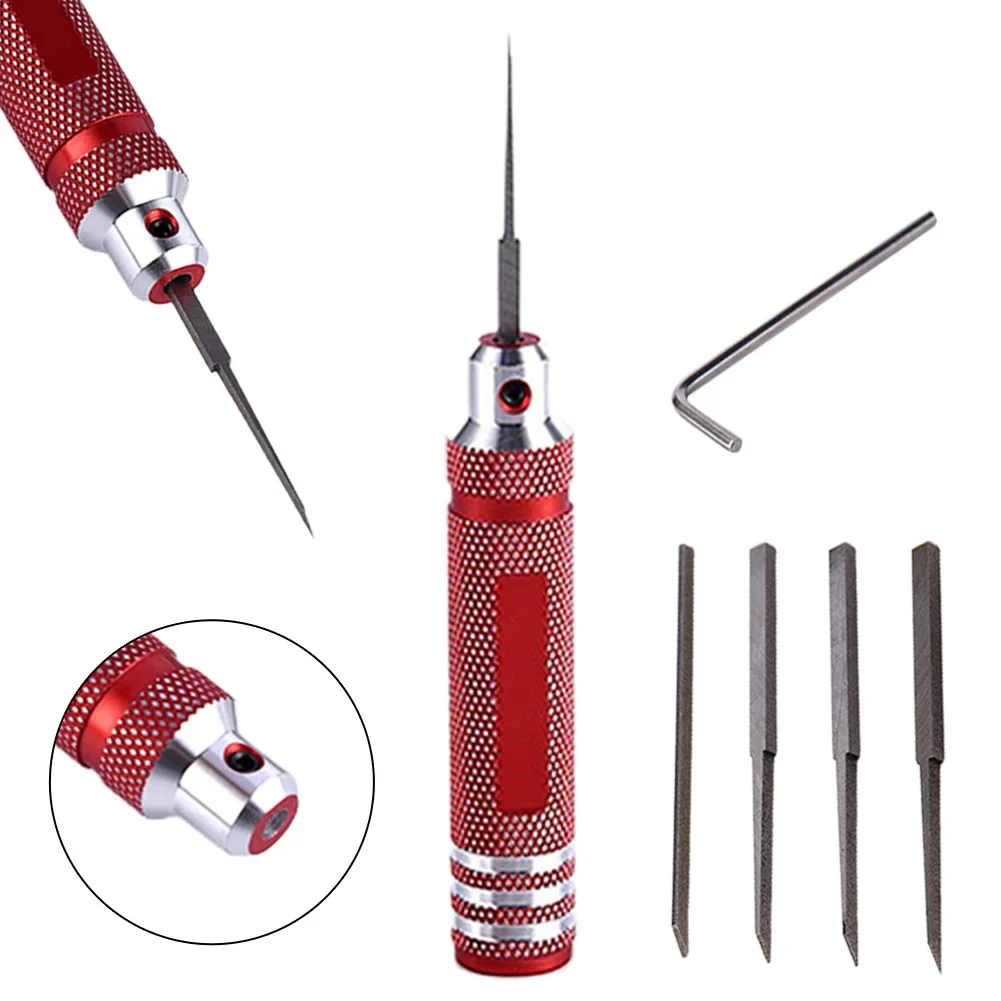 

Gute Qualität Model Scriber Cutting Tool Chisel Anti-skid Handle For RC Car Hex Key Wrench Resin Carved Scribe Line