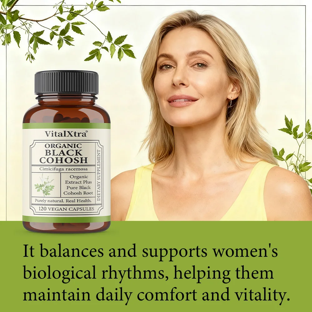 Black Cohosh Root,Regulates Endocrine Function,Improves Sleep Quality,Relieves Menopausal Symptoms,Help Cardiovascular Health
