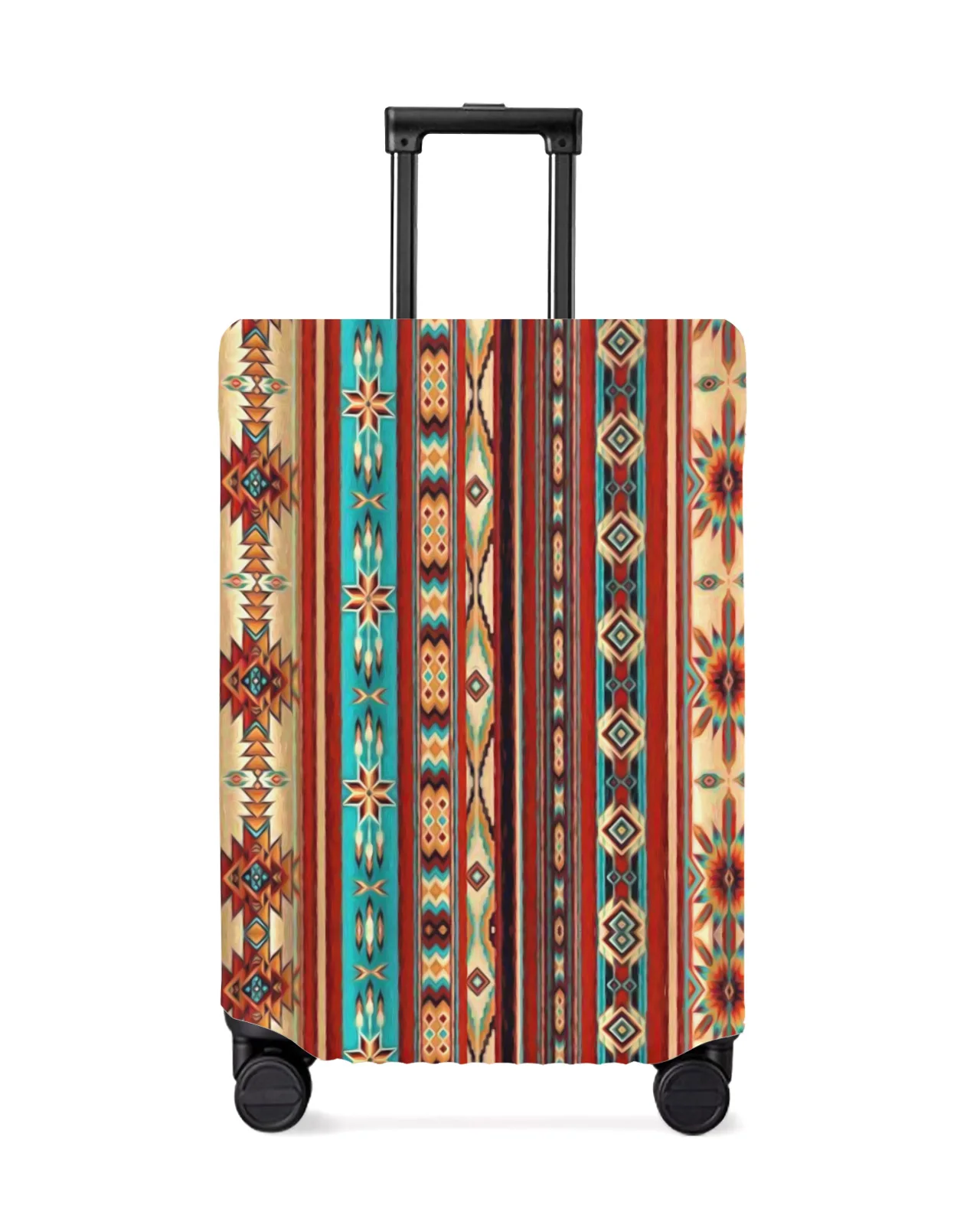 

Bohemian Art Geometric Graphics Travel Luggage Protective Cover for Travel Accessories Suitcase Elastic Dust Case Protect Sleeve