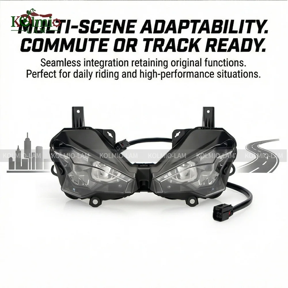 Fit For 2024 - 2026 KAWASAKI ZX-6R ZX6R Headlight Motorcycle Front