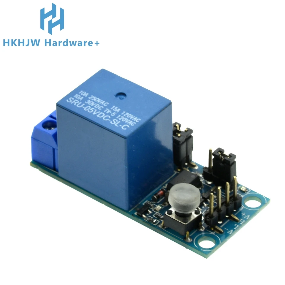 1-way Self-locking 1-way Relay Module One-key Switch Multi-function Optocoupler Isolation 10A