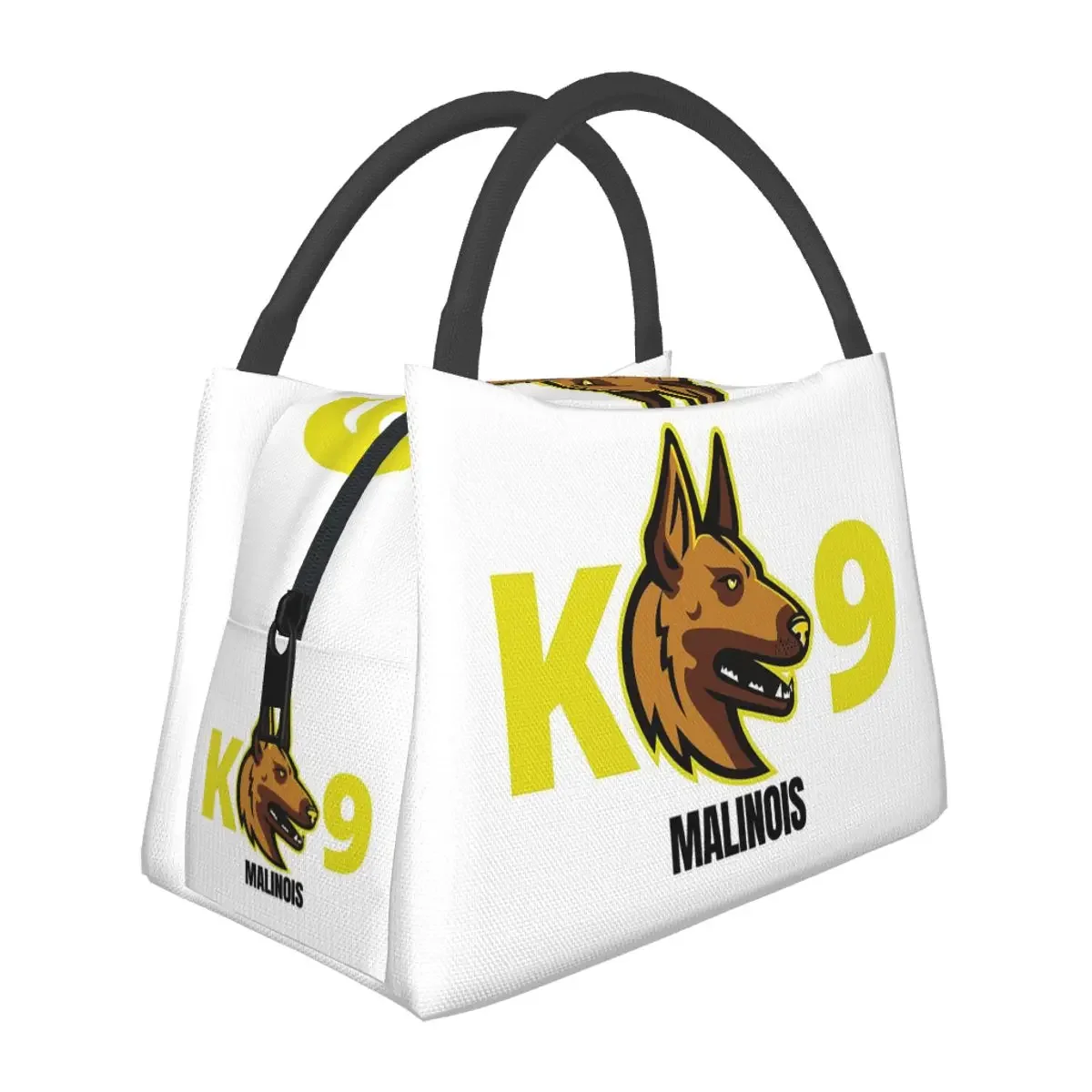 

Unit K9 Malinois Lunch Bags Insulated Bento Box Leakproof Lunch Tote Picnic Bags Cooler Thermal Bag for Woman Kids Office