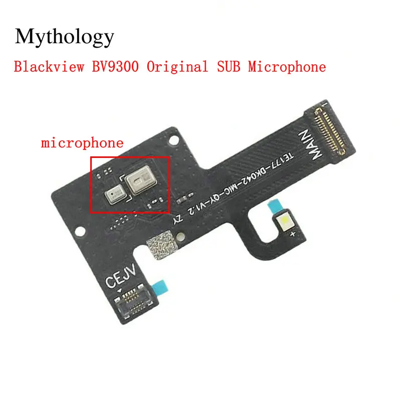 Sub Microphone for Blackview BV9300 Original Micro Flex Cable Smartphone Accessories