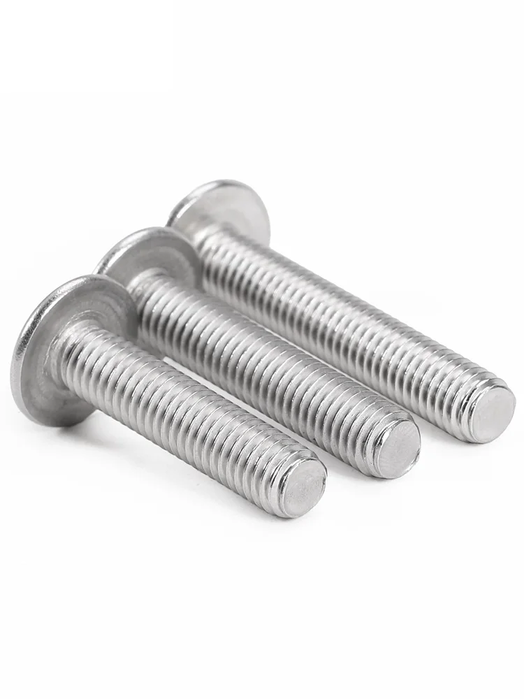 2 ~ 30 pz M3 M4 M5 M6 316 In Acciaio Inox Croce Incasso Traliccio Grande Testa Piatta Vite Macchina A Testa A Fungo Phillips bulloni