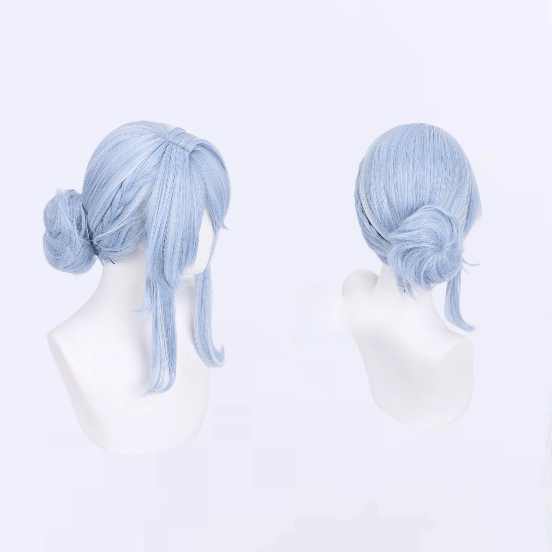 Odette Cosplay Wig Anime Genshin Impact New Version Light Blue Prop Hair Comic Con Props Role Play Coser Gift Halloween