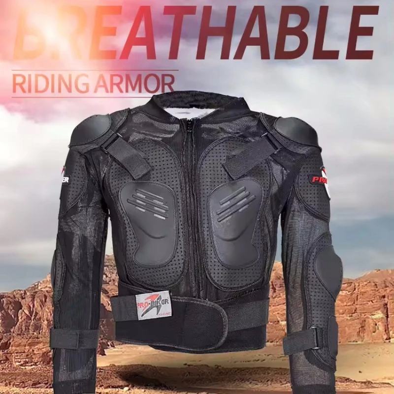 PRO-BIKER Motorcycle Off Road MTB Armour Jacket Full Body Armor Motorcross Protector Gear Jackets view 2