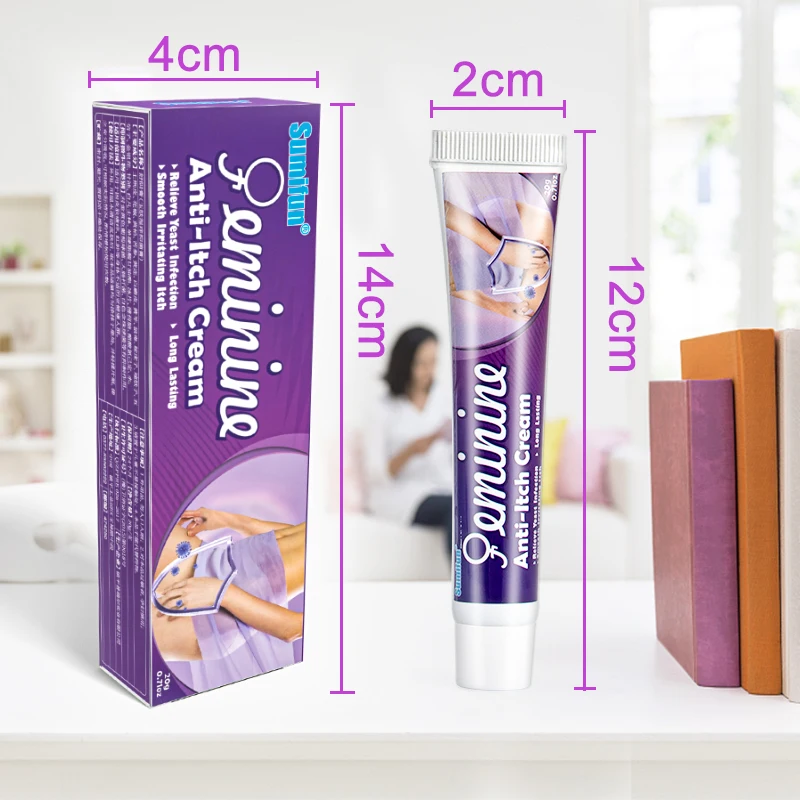 1box Sumifun Women Private Itching Cream for Dermatitis Antibacterial Fungus Anti Infection Vaginal Ointment Remove Odor