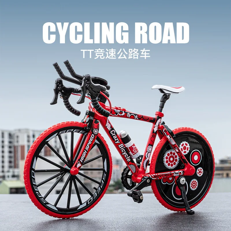 1:12 Scale TT Racing Road Bicycle Alloy Toy Model - Detailed Replica for Kids' Play Gift for Bike Lovers B371