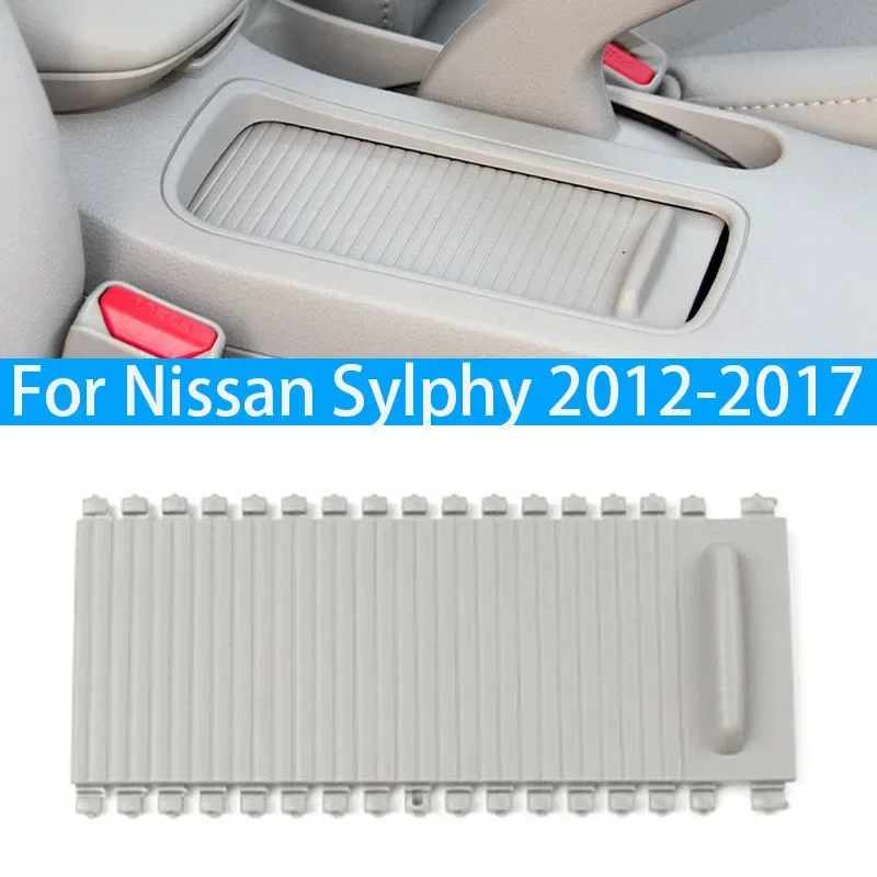 

Car Center Console Blind Water Cup Holder Drinks Roller Shutter Cover Replacement Sliding Shutters For Nissan Sylphy 2012-2017