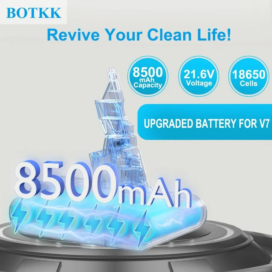 المهنية 8500mAh V7 الحيوان تبديل البطارية ل دايسون SV11 V7 موتورهيد الحيوان الزناد HEPA سيارة + قارب المطلق يده/S