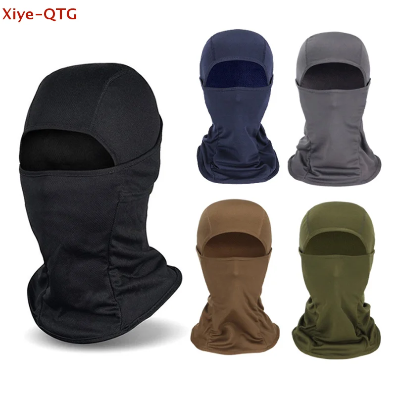 

Balaclava Ice Silk Cycling Cap Sun UV Protection Sports Face Cover Headwear Bike Motorcycle Men's Hats Ski Masks