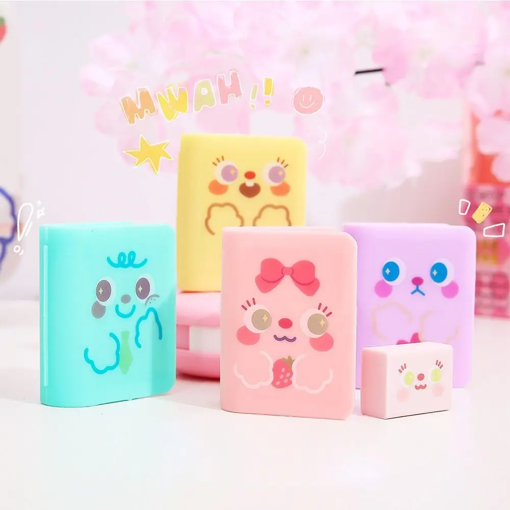 ชุดเหลาดินสอยางลบรูปการ์ตูนน่ารักอุปกรณ์การเรียนของเด็กนักเรียนของขวัญ