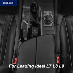 For Leading Ideal Lixiang L7 L8 L9 Front Seat Crevice Gap Suede J Style Plug Drop-proof Strip Interior Modified Accessories