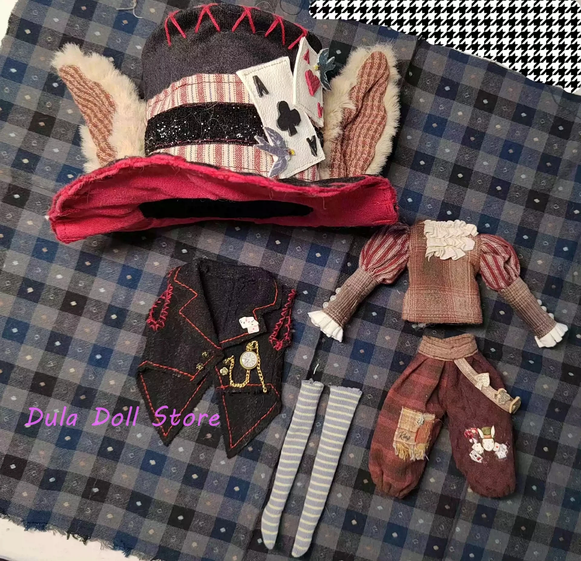 Dula Doll Clothes Dress Gentleman's Bunny Set Blythe ob24 ob22 Azone Licca ICY JerryB 1/6 Bjd Doll Accessories