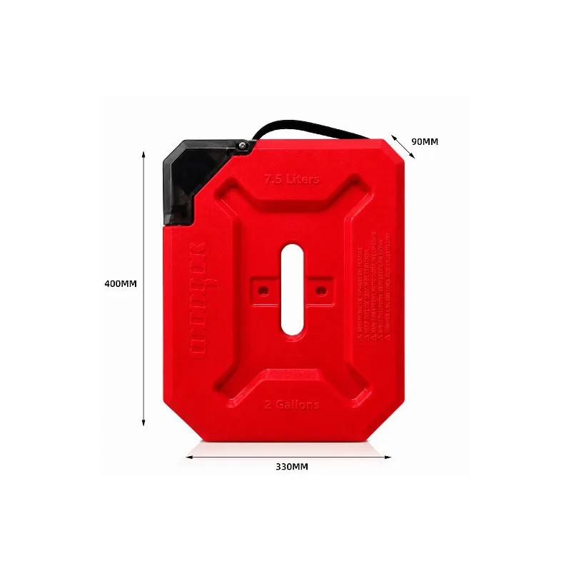 2 Gallon 7.5L Spare Fuel Tank Oil Petrol Diesel Tank Oil Drum Outdoor Portable Water Storage Can Car Motorcycle Truck Jerrycan